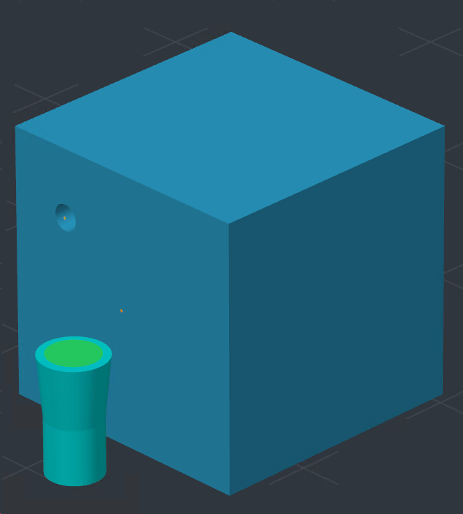 Objects before alignment