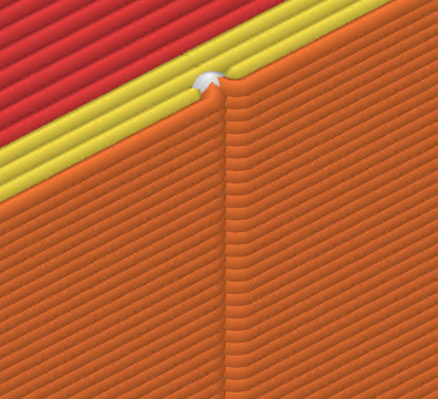 Nip/Tuck seam - front view