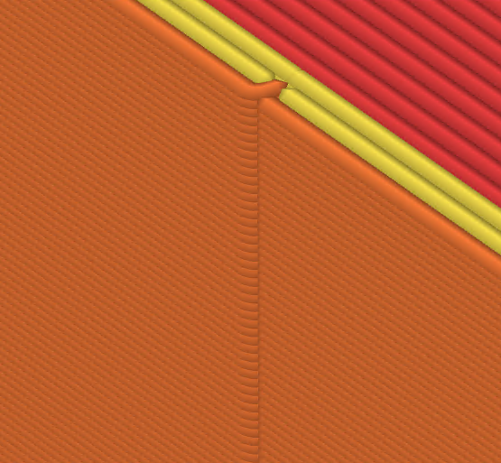 Tuck seam concealment